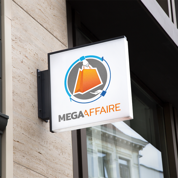 MEGA AFFAIRE LOGO devanture