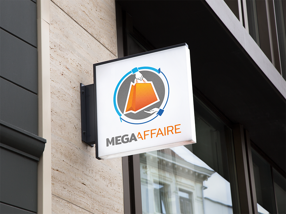 MEGA AFFAIRE LOGO devanture